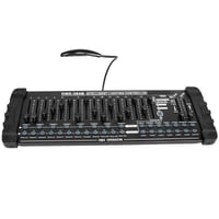 UKing DMX kontroler 384 kanala DMX512 konzola 240 programabilnih scena DJ Disco Moving Head upravljačka jedinica za scenska svjetla crna 1
