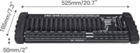 UKing DMX Vezérlő 384 Csatornás DMX512 Konzol 240 Programozható Jelenet DJ Disco Moving Head Színpadi Fény Kezelő Berendezés Fekete 4