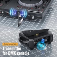 UKing Wireless DMX512 Vezérlő Szett Tárolódobozzal - LED Világítás Vezérlés 6