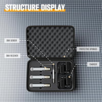 UKing Wireless DMX512 Vezérlő Szett Tárolódobozzal - LED Világítás Vezérlés 3