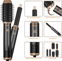 UKLISS 6 az 1-ben Airstyler Hajszárító Göndörítő Egyenesítő Szett 5