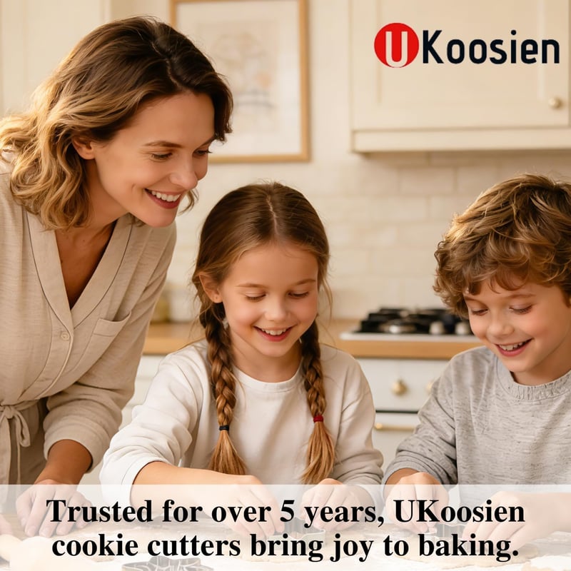 UKoosien 9 részes húsvéti keksz vágó szett - tojás, nyúl, virág, pillangó, csibe, sárgarépa, bárány