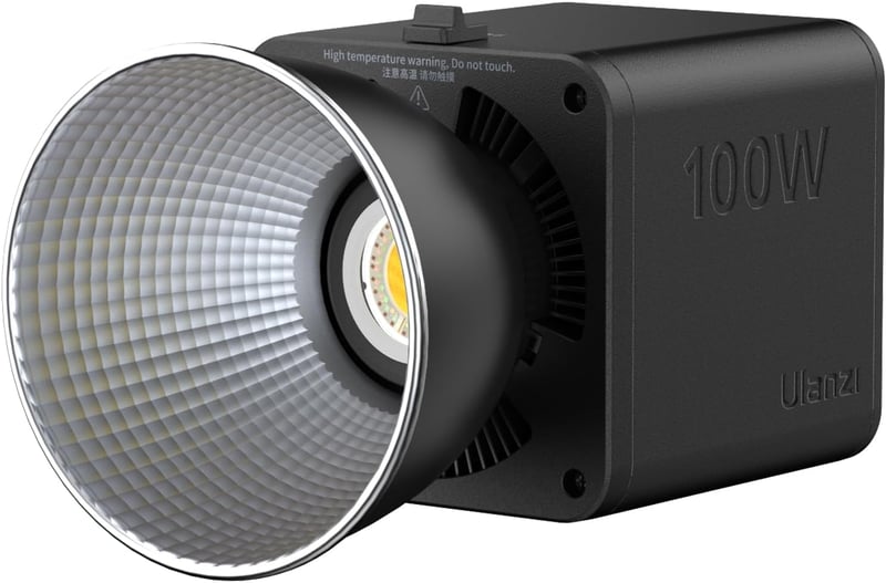 ULANZI 100W RGB LED videólámpa beépített akkuval, 2700-6500K színhőmérséklet, stúdió fény