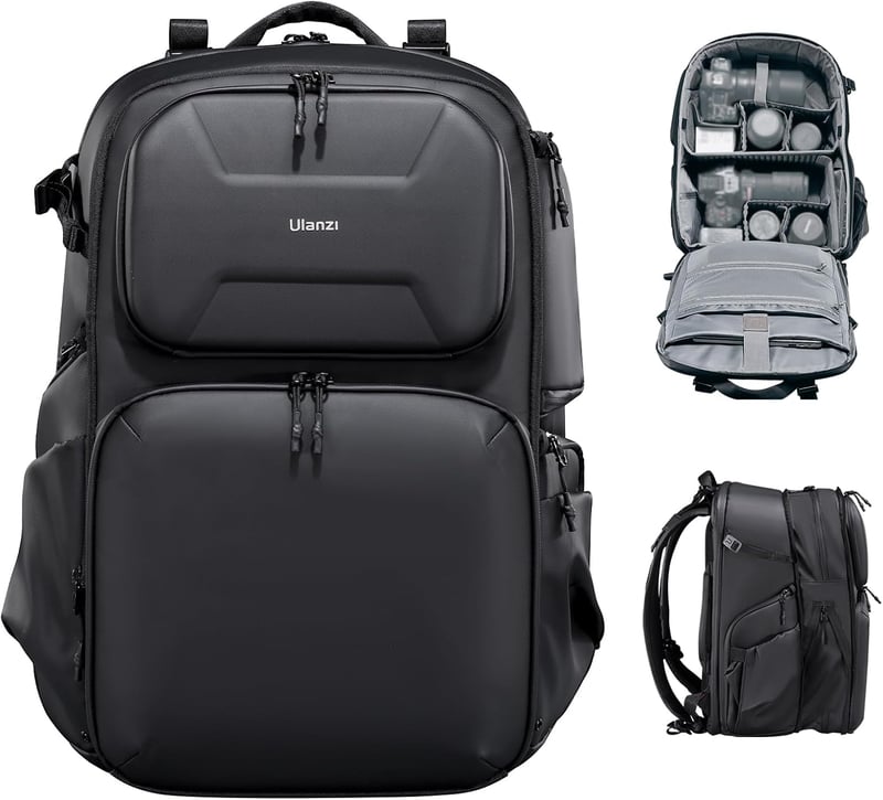 ULANZI BP10 35L Vízálló Fotós Hátizsák Drón DSLR Tükörreflexes Kamerához Laptop Tartóval