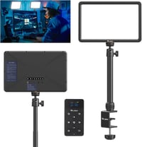 ULANZI K20 LED videólámpa távirányítóval, 600 lumen, 2500-9000K, YouTube/streaming 1