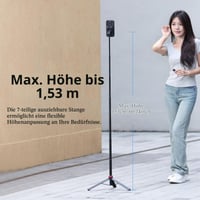 ULANZI MT-84 magnetická selfie tyč a statív na telefón 153 cm, s Bluetooth diaľkovým ovládaním, 3 v 1 statív, kompatibilný s iPhone MagSafe, na fotenie/vlogovanie/živé vysielanie 7