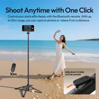 Magnetický statív a selfie tyč ULANZI MT85 s Bluetooth, 150 cm, automaticky sa otvárajúci štvorramenný stojan, 25N magnet, pre iPhone 17 16 15 14 13 12 MagSafe, Samsung 7
