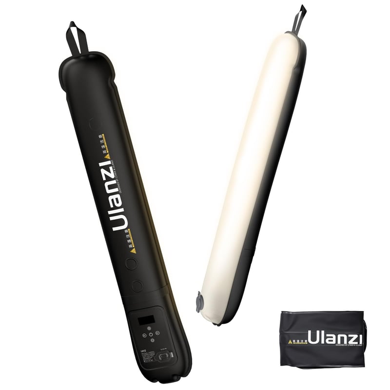 ULANZI UA20 Air Tube Light LED trubicové svetlo 20W, dvojfarebné nastaviteľné 2700-6500K CRI95+, magnetické prenosné video svetlo na fotenie a natáčanie videí
