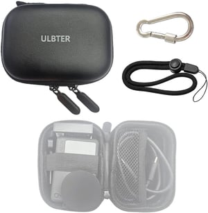 ULBTER Mini tok DJI Action 6 5 Pro 4 3 kamerához, hordozó védőtáska, fekete