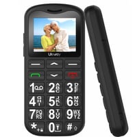 Uleway G180 mobitel za starije osobe s velikim tipkama, Dual SIM, SOS tipka, postolje za punjenje - crni 2