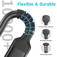 ULIFTUS Spirál USB A - USB C Kábel 2m 2db - Gyorstöltő Adatkábel Samsung Galaxy S20-S23, A51, Note10, Xiaomi és Google Pixel Telefonokhoz, C 4
