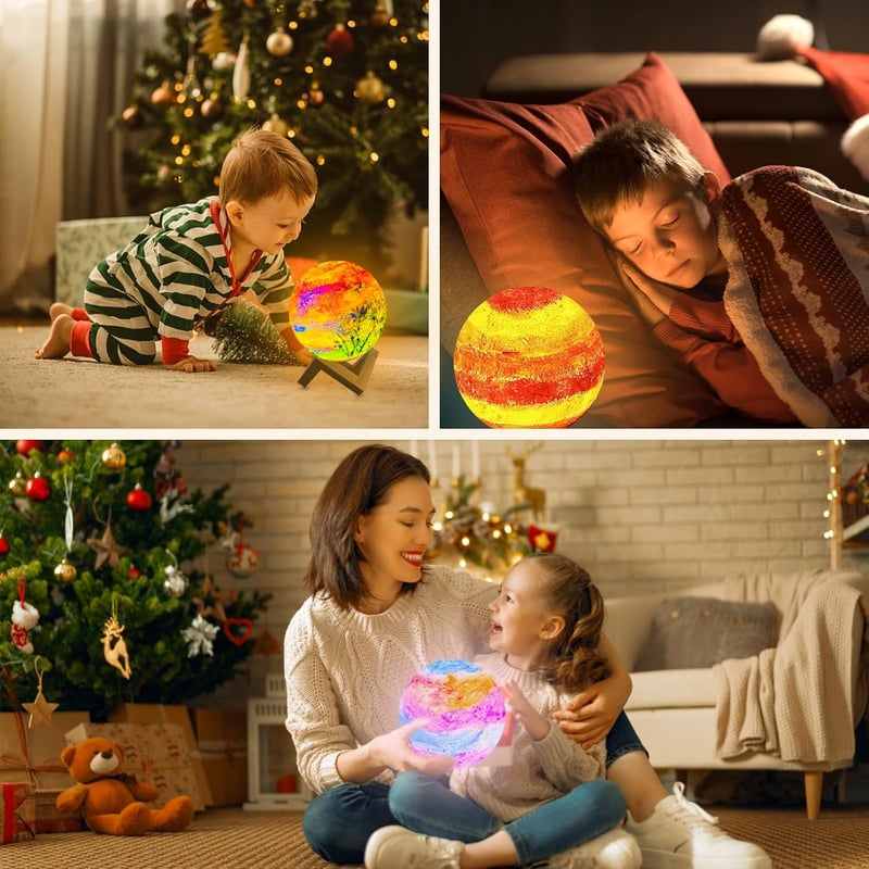 Ulikey Hold Lámpa Festékszett Gyerekeknek RGB 16 Szín 3D Éjszakai Fény Kreatív Ajándék 6-12 Év