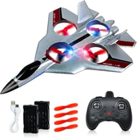 Ulikey RC repülőgép gyerekeknek 2.4GHz távirányítóval, giroszkóp stabilizátor és LED fénnyel 1