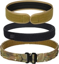 ULIONTAC 3 rétegű taktikai öv 1000D nylon, gyorsoldó csattal és Molle rendszerrel 2
