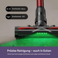 Ultenic 55000 Pa vezeték nélküli porszívó 80 perc üzemidő, 600W, érintőképernyő, állványos töltővel 6
