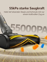 Ultenic 600W Akkumulátoros Porszívó 55000Pa, 65 Perc Üzemidő, Kézi és Padlóporszívó Háziállatszőr Szőnyeg Keményparketta 2