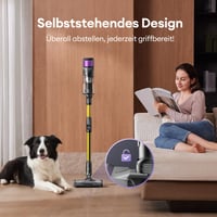 Akumulátorový vysávač Ultenic, 55000 Pa, 600 W, výdrž batérie 60 minút, samostatné státie, technológia GreenEye, kefa Anti-Tangle, na tvrdé podlahy, koberce a zvieracie chlpy 7