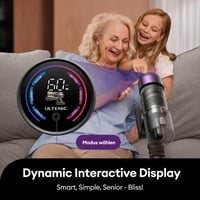 Akumulátorový vysávač Ultenic, 55000 Pa, 600 W, výdrž batérie 60 minút, samostatné státie, technológia GreenEye, kefa Anti-Tangle, na tvrdé podlahy, koberce a zvieracie chlpy 8