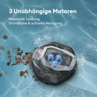 Robotický bazénový vysávač Ultenic Pooleco 10s, 3 motory, 90-minútová výdrž batérie, 80 m², diaľkové ovládanie a ovládanie cez aplikáciu, automatické parkovanie, všetky typy bazénov 3