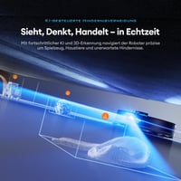 Robot aspirator Ultenic cu funcție de mop, 10000Pa, autonomie 200 minute, stație de descărcare 3,5L, navigație LiDAR, 4 în 1, pentru covoare și animale de companie 7