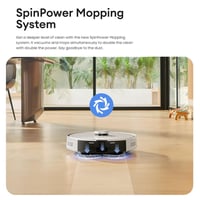 Robot aspirator și mop Ultenic T10 Pro, 4000Pa, navigare LiDAR, autonomie 220 minute, lavete duble pentru mop, WiFi, control prin aplicație și Alexa 6