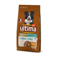 Ultima Light suha hrana za odrasle pse srednjih i velikih pasmina, piletina i riža - 7,5 kg 1