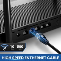 Ultra Clarity Cables LAN Kábel 30,5m - 10 Gbps Sebességű Ethernet Hálózati Kábel RJ45 Porttal Rendelkező Eszközökhöz, Router, Modem, Switch  2