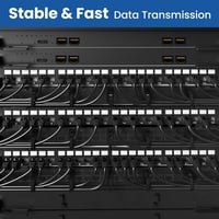Ultra Clarity Cables LAN Kábel 30,5m - 10 Gbps Sebességű Ethernet Hálózati Kábel RJ45 Porttal Rendelkező Eszközökhöz, Router, Modem, Switch  8