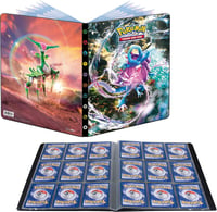 Ultra Pro Pokémon Scarlet & Violet Temporal Forces (EV05) album na karty s kapacitou 252 kariet, zelený doplnok pre zberateľské karty 3