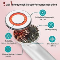 Ultrahangos cellulitkezelő masszírozó gép - USB-s, fehér, alakformáló 4