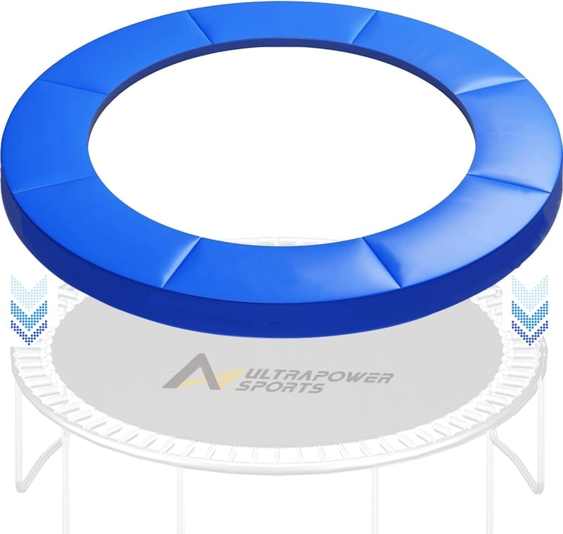 ULTRAPOWER SPORTS Trampolín szegélyvédő 244-427 cm, UV-álló, kék/zöld/fehér/piros/rózsaszín/szivárvány