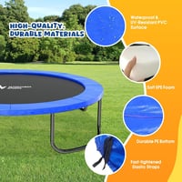 ULTRAPOWER SPORTS Trampolín szegélyvédő 244-427 cm, UV-álló, kék/zöld/fehér/piros/rózsaszín/szivárvány 3
