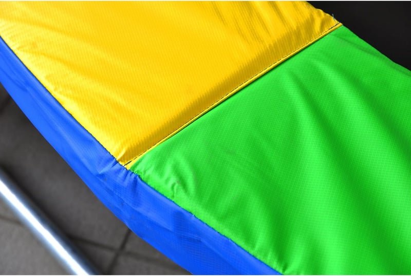 ULTRAPOWER SPORTS Trampolín szegélyvédő 244-427 cm UV-álló rugóvédelem kék zöld pink