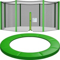 ULTRAPOWER SPORTS Trampolinkiegészítés szett - Csereháló, biztonsági háló, rugóvédő, szegélyvédelem 1