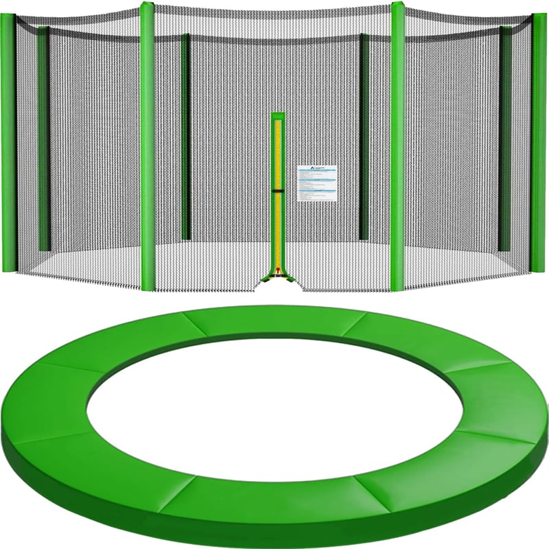 ULTRAPOWER SPORTS Trampolinkiegészítés szett - Csereháló, biztonsági háló, rugóvédő, szegélyvédelem