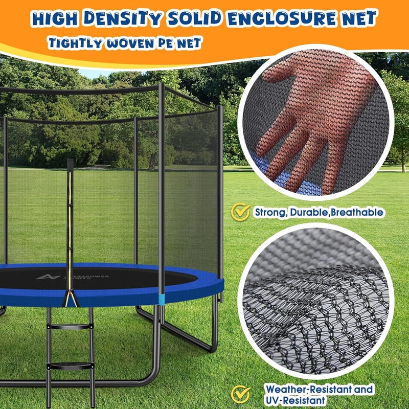 ULTRAPOWER SPORTS trampolinkiegészítés szett - pótháló, biztonsági háló, rugóvédő