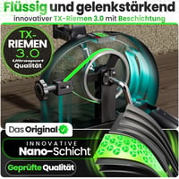 Mini bicicletă medicinală Ultrasport pentru acasă, cu covoraș antiderapant și curele, aparat silențios pentru exerciții de brațe și picioare din șezut, albă, bicicletă de masă pentru seniori 6