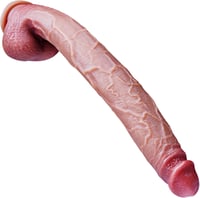 Umania 42 cm-es Realisztikus Óriás Dildo Dupla Sűrűségű Szilikonból, Erős Tapadókoronggal, G-pont Stimulálásra, Pároknak és Egyéni Használat 1