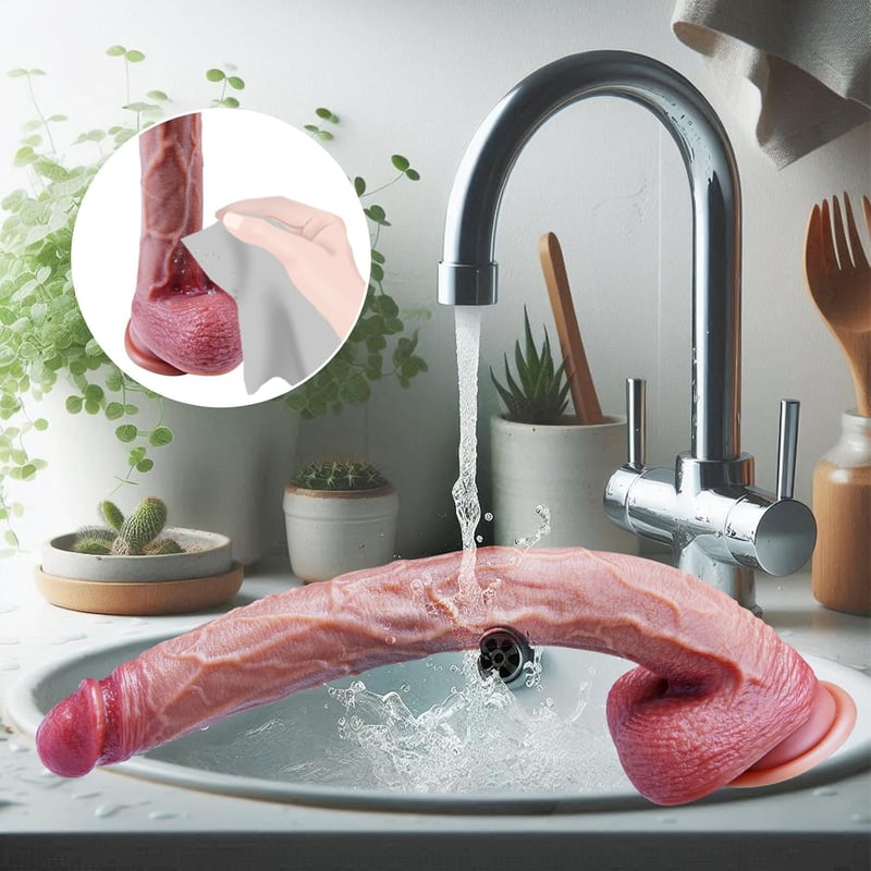 Umania 42 cm-es Realisztikus Óriás Dildo Dupla Sűrűségű Szilikonból, Erős Tapadókoronggal, G-pont Stimulálásra, Pároknak és Egyéni Használat