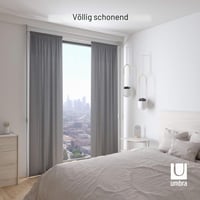 Teleskopická garniža a deliaca priečka Umbra Anywhere Rod, biela, bez vŕtania, priemer 25 mm, 91 – 168 cm 6