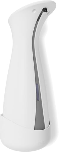 Umbra Otto 250 ml Automata Szappanadagoló Folyékony Szappanhoz és Kézfertőtlenítőhöz Fali Tartóval, Fehér/Szürke 5
