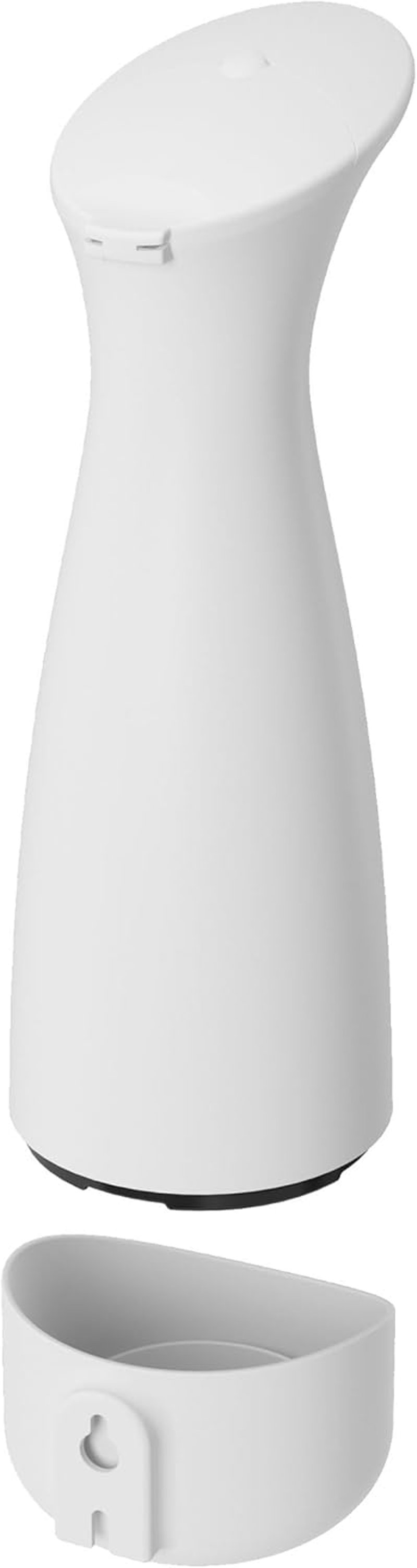 Umbra Otto 250 ml Automata Szappanadagoló Folyékony Szappanhoz és Kézfertőtlenítőhöz Fali Tartóval, Fehér/Szürke