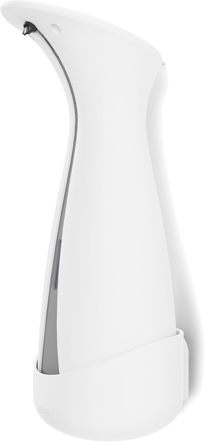 Umbra Otto 250 ml Automata Szappanadagoló Folyékony Szappanhoz és Kézfertőtlenítőhöz Fali Tartóval, Fehér/Szürke
