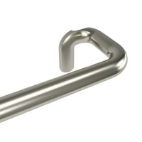 Galerie perdea extensibilă Umbra Twilight, 77-214 cm, D19 mm, nichel, oțel, capete rotunde, pentru blackout, montare ușoară, capacitate portantă 10 kg 1