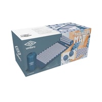 Covoraș de presopunctură Umbro cu pernă și mingi - 71x42 cm - covoraș de masaj albastru pentru dureri de spate și de gât, cu geantă de transport, pentru yoga și relaxare 2