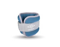 Umbro závažie na nohy a ruky - 2 x 500 g - nastaviteľné so suchým zipsom - pohodlné nosenie - sivá/modrá 1