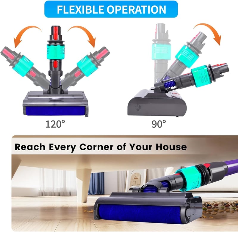 Umelee Elektromos Padlótisztító Felmosó Dyson V15 V11 V10 V8 V7 G5 Porszívóhoz