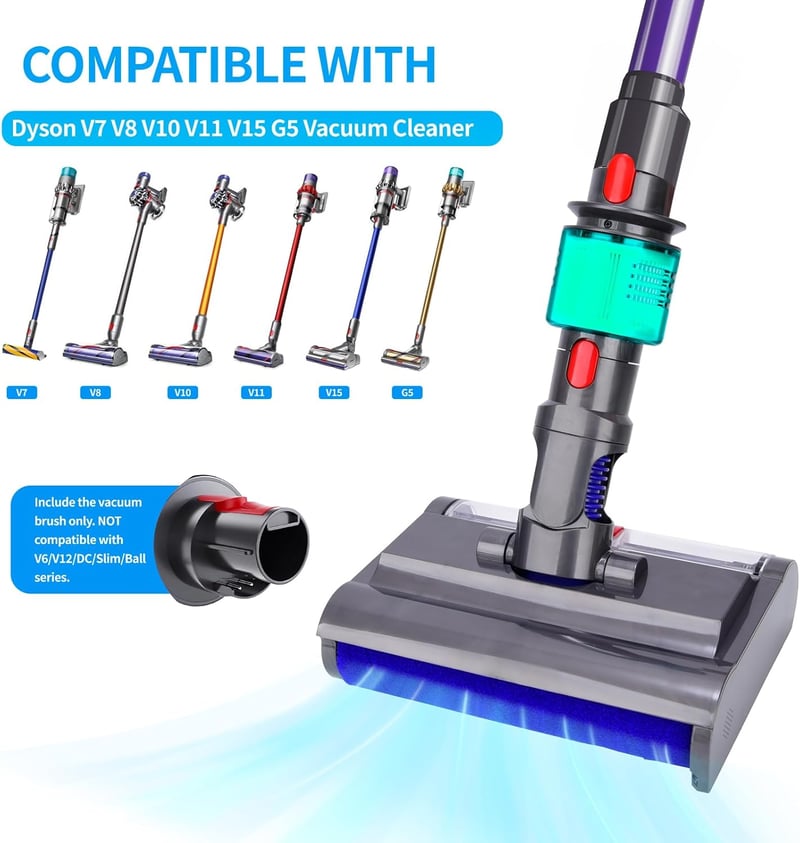 Umelee Elektromos Padlótisztító Felmosó Dyson V15 V11 V10 V8 V7 G5 Porszívóhoz