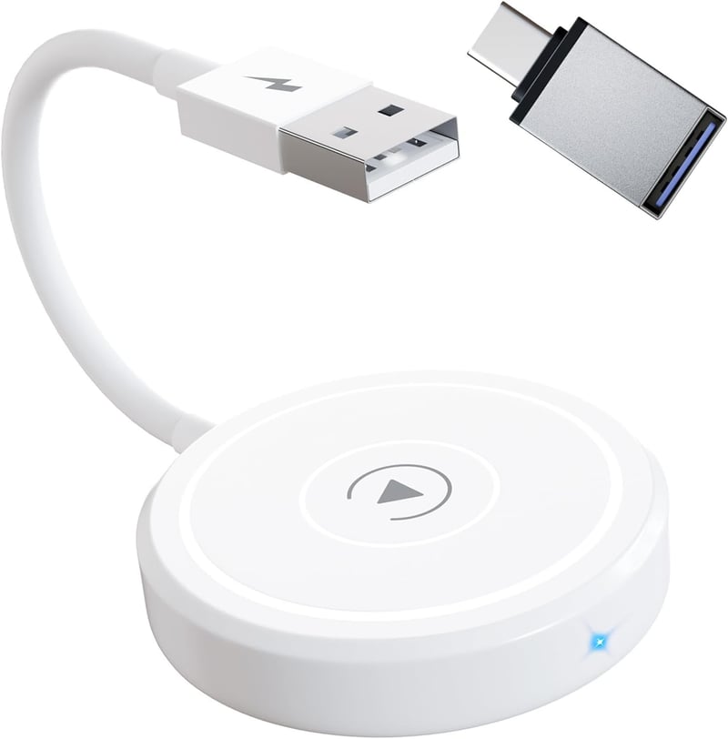 Umelee Wireless CarPlay Adapter iPhone autóhoz, vezeték nélküli CarPlay dongle