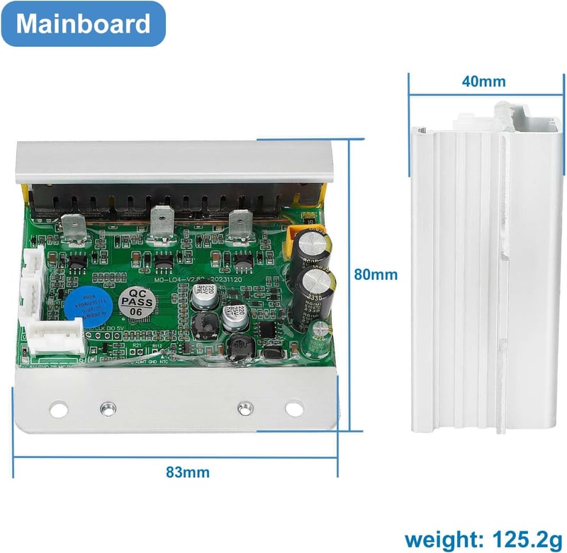 Umelee Xiaomi 4 Pro Vezérlőpanel és Alaplap Szett BLE Elektronikus Roller Alkatrész - silver